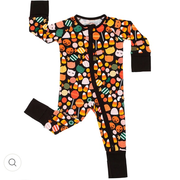 Newborn Little sleepies spooky treats footie